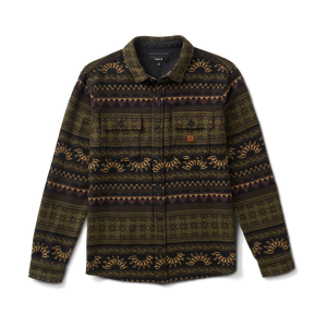 Nordsman Jacquard Long Sleeve Flannel - Dark Military