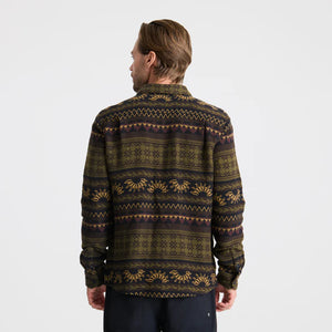 Nordsman Jacquard Long Sleeve Flannel - Dark Military