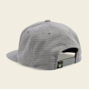 Unstructured Snapback Hat - Trout Bolt Grey Grid Cord