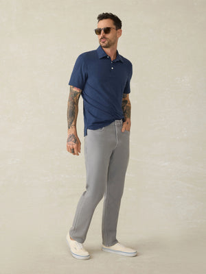 Stretch Terry 5-Pocket Pant - Iron