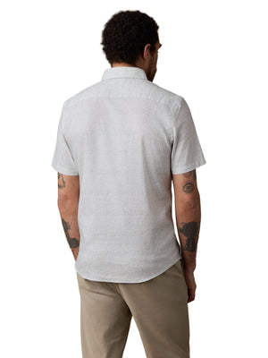 SS Movement Monterey Shirt - Wht/Sage Blossom