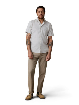 SS Movement Monterey Shirt - Wht/Sage Blossom
