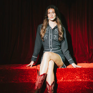 Calamity Pearl Snap Long Sleeve Shirt