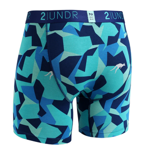 2UNDR Swing Shift Boxer Brief - Water Camo (6" inseam)