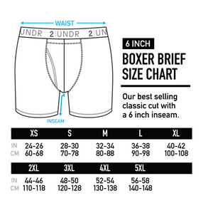 2UNDR Swing Shift Boxer Brief - Water Camo (6" inseam)