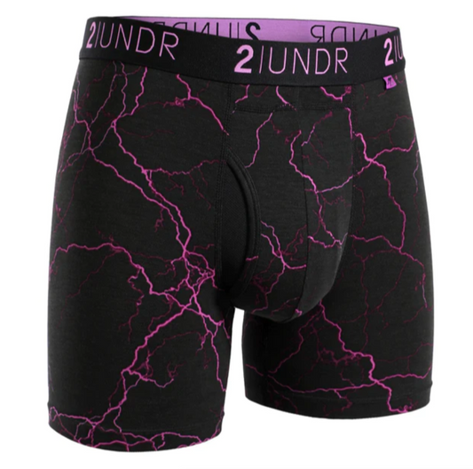 2UNDR Swing Shift Boxer Brief - Bolts (6" inseam)