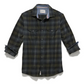 Shelton Flannel Shirt - Olive/Black/Charcoal
