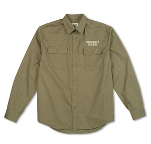 Smokey Bear Logger Jacket - Olive