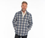 Sherpa Shacket - Yeats Plaid
