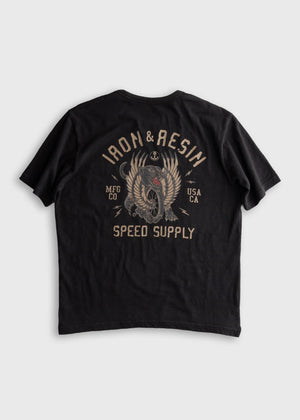Speed Supply Tee- Black