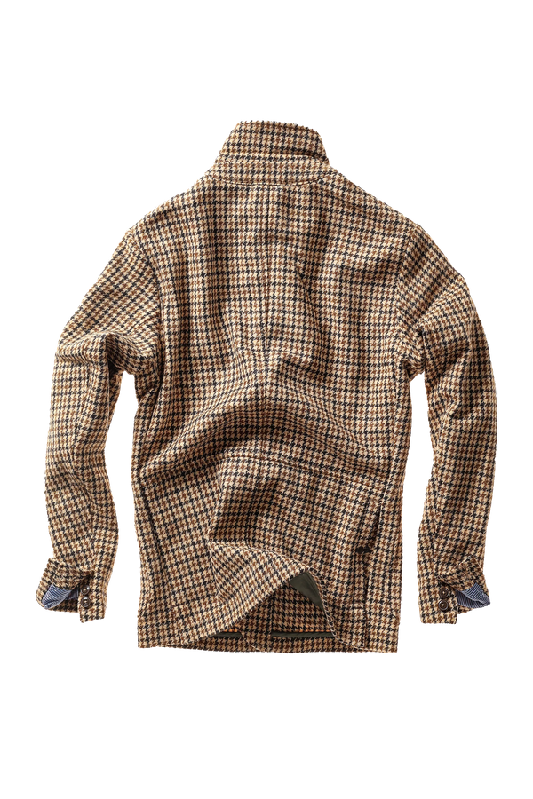 Heritage Trap Blazer : Camel Guncheck