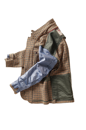 Heritage Trap Blazer : Camel Guncheck