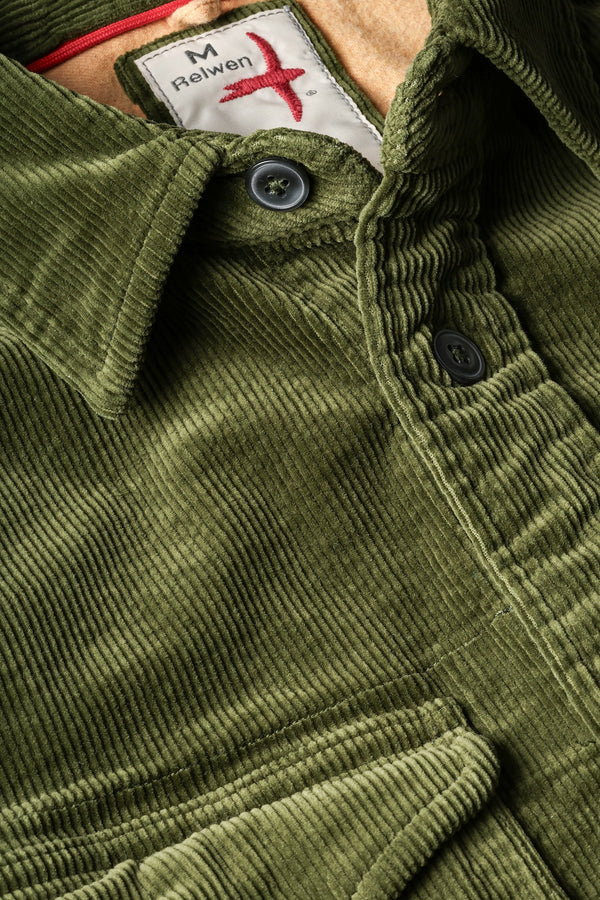 Utility Workshirt : DK Moss Cord
