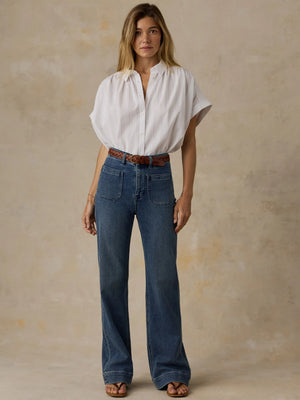Stretch Terry Patch Pocket Pant - Riverton