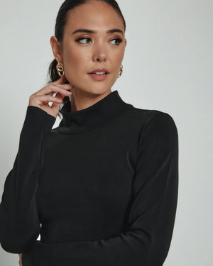 Rev Turtleneck Dress - Onyx
