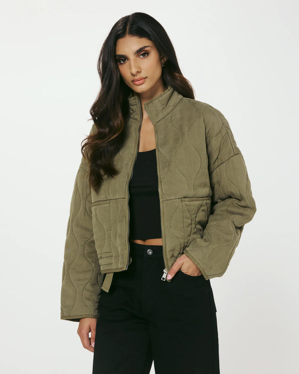 Rory Full Zip Jacket - Olive