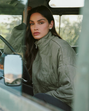 Rory Full Zip Jacket - Olive