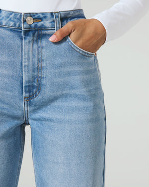 Gwen Wide Leg Pant -Light Blue