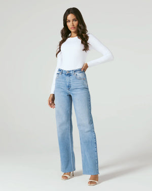 Gwen Wide Leg Pant -Light Blue