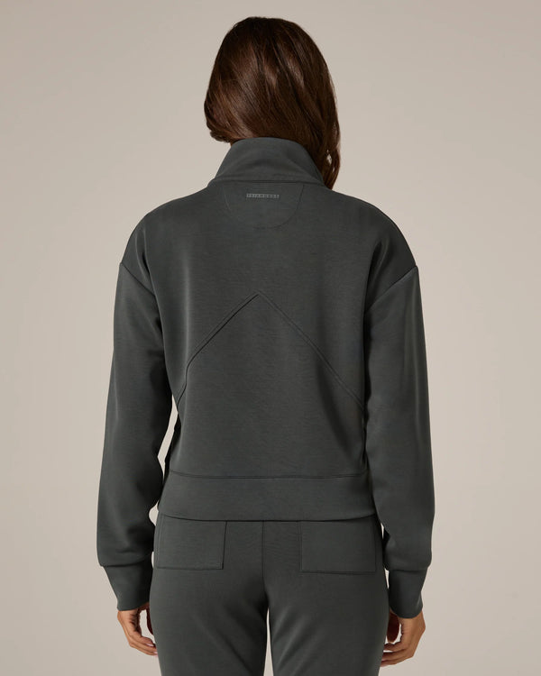 Rev Crop Quarter Zip - Basil