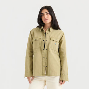 Hebrides Unlined Jacket- Dusty Olive