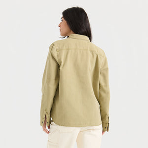 Hebrides Unlined Jacket- Dusty Olive