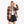 Woman wearing a plaid jacket and black shorts on a white background shacket