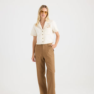 Camp Button Up Shirt - Bone