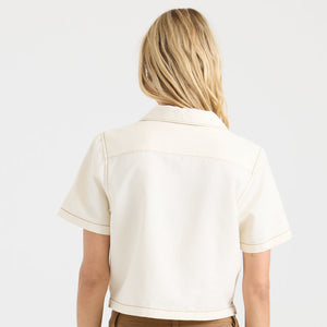 Camp Button Up Shirt - Bone