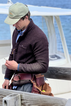 Wooly Shag Snap-Zip - Blackberry Marl