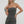 Strapless Denim Romper - Washed Black