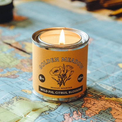 Golden Meadow Travel Candle