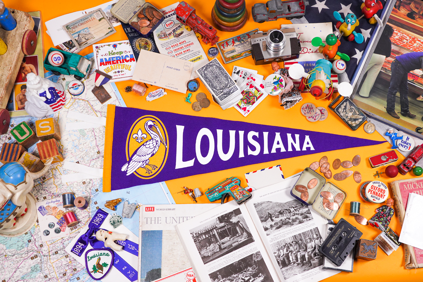 Louisiana Pennant