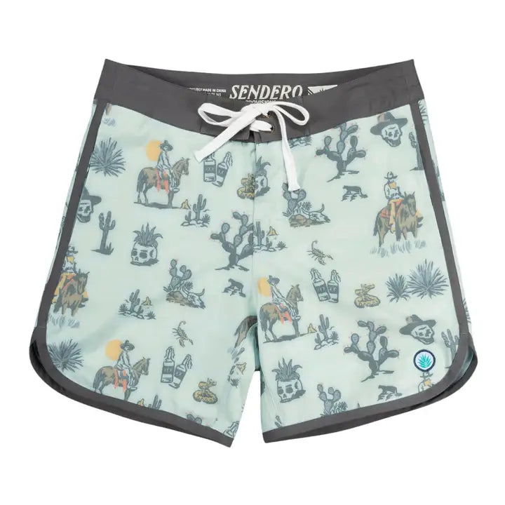 Point Bar Boardshort: Muertos