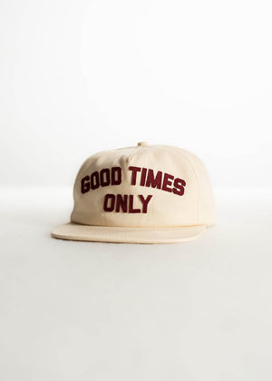 Good Times Only Hat : Natural