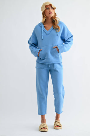 Malibu Air Cotton Hoodie - Blue