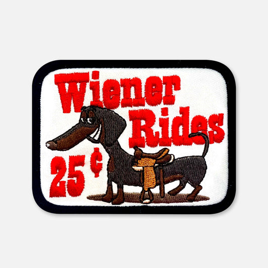 WIENER RIDES PATCH: Wiener Rides Patch