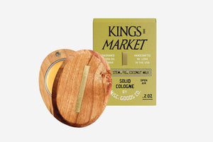 Kings Market Solid Cologne – Flowers, Coconut & Fig