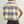 Wide Stripe Rugby Polo - Beige/Blue