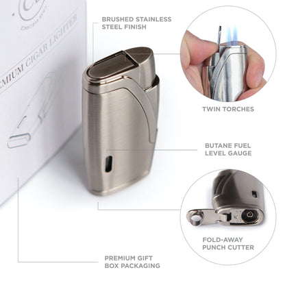 Klaro Double Torch Lighter