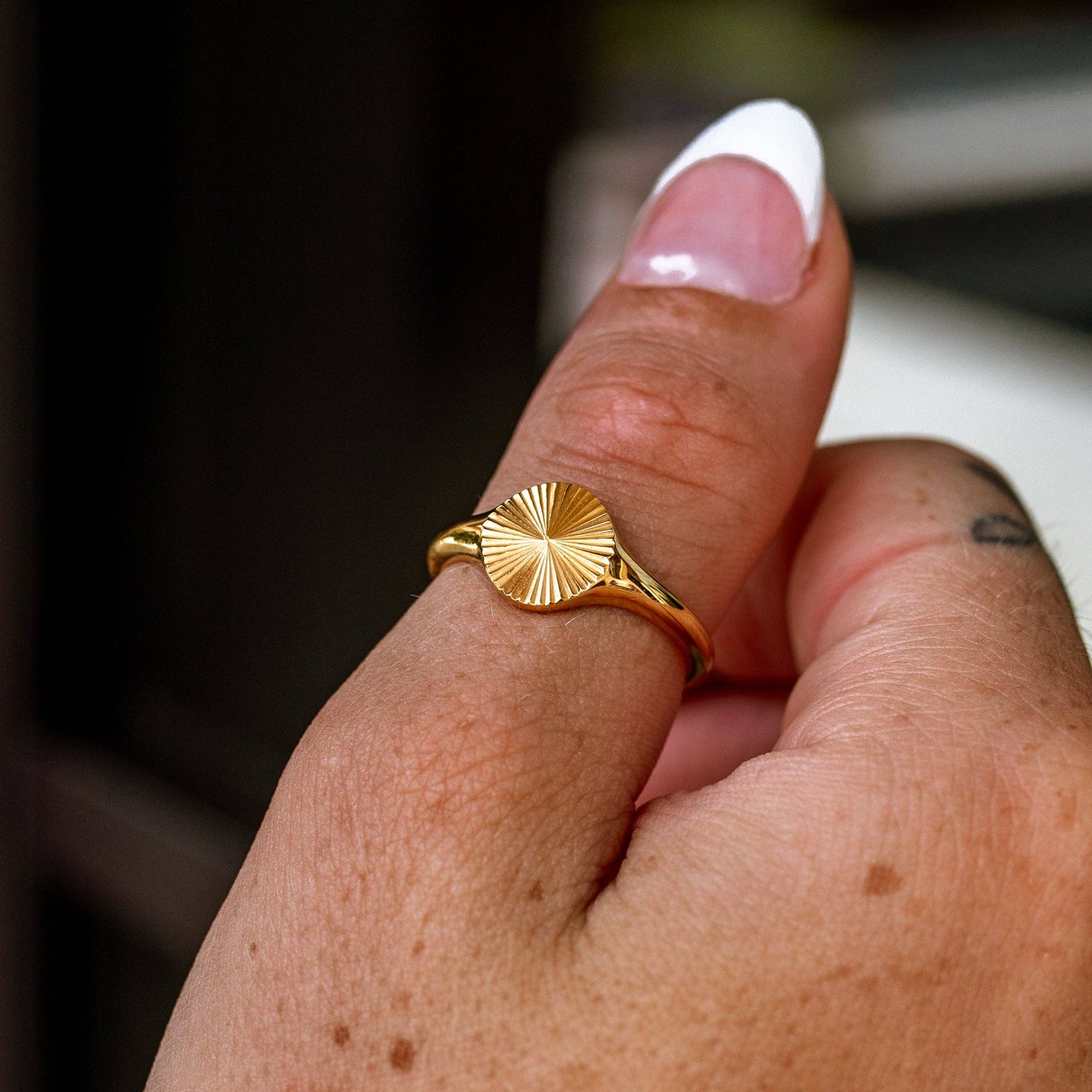 Sunburst Ring: Gold / 8