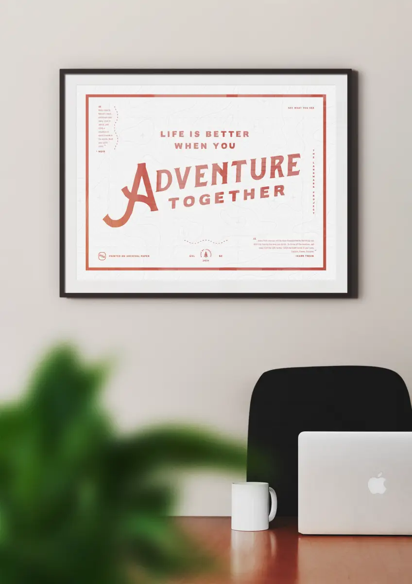 Adventure Together - 12x16 Poster