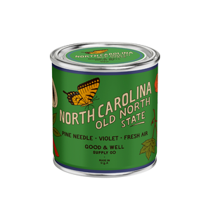 North Carolina State Soy Candle : 1/2 Pint / Cotton Wick