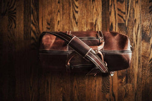 30L Weekender Duffel: Antique Brown