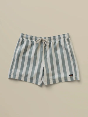 All Day Trunk (6") - Sage Awning Stripe