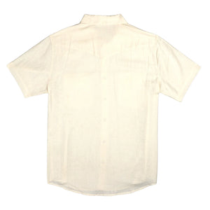 Wyatt Pearl Snap Short Sleeve : Antique White