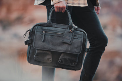 Limited Edition YUKON Pilot Bag - Charcoal Gray