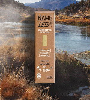 Nameless Earth Eau de Cologne – Mineral, Smoke & Fig (10ml)