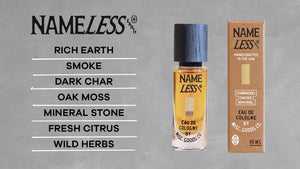 Nameless Earth Eau de Cologne – Mineral, Smoke & Fig (10ml)