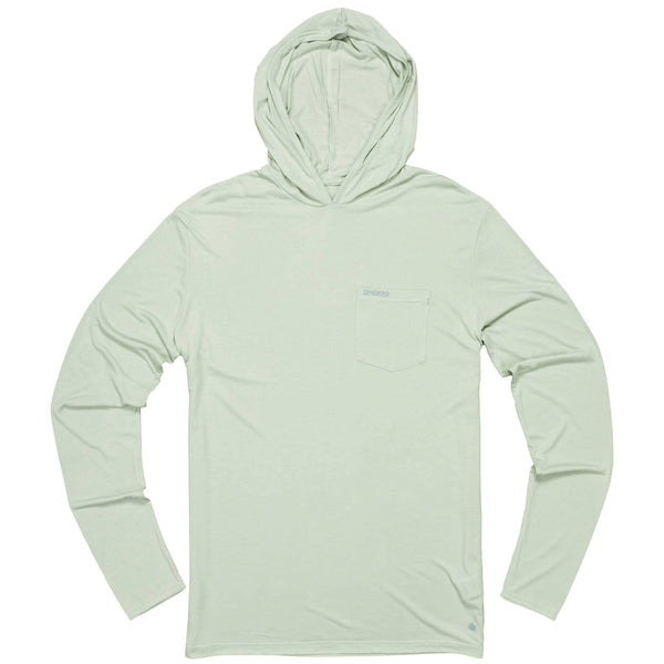 Graphic Yucatan Bamboo Hoodie: Flats Green Print